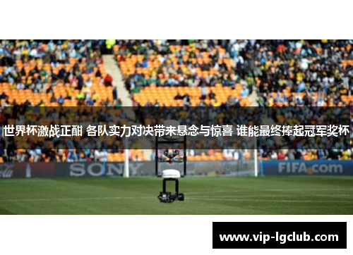 世界杯激战正酣 各队实力对决带来悬念与惊喜 谁能最终捧起冠军奖杯 世界杯激战正酣 各队实力对决带来悬念与惊喜 谁能最终捧起冠军奖杯