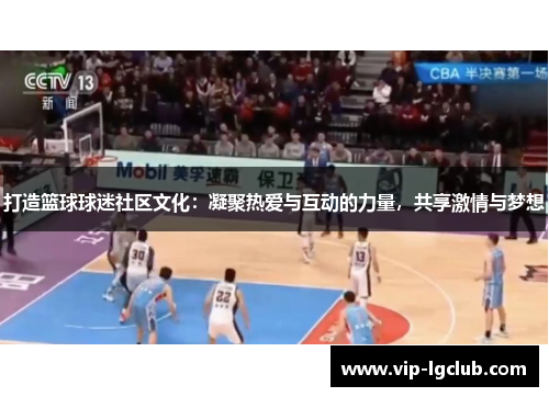 打造篮球球迷社区文化：凝聚热爱与互动的力量，共享激情与梦想