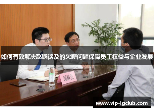 如何有效解决赵鹏谈及的欠薪问题保障员工权益与企业发展