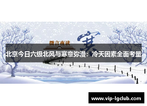 北京今日六级北风与寒意弥漫：冷天因素全面考量
