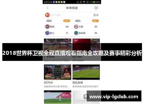 2018世界杯卫视全程直播观看指南全攻略及赛事精彩分析