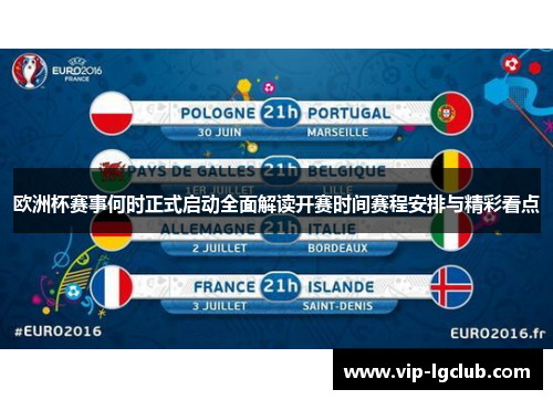 欧洲杯赛事何时正式启动全面解读开赛时间赛程安排与精彩看点